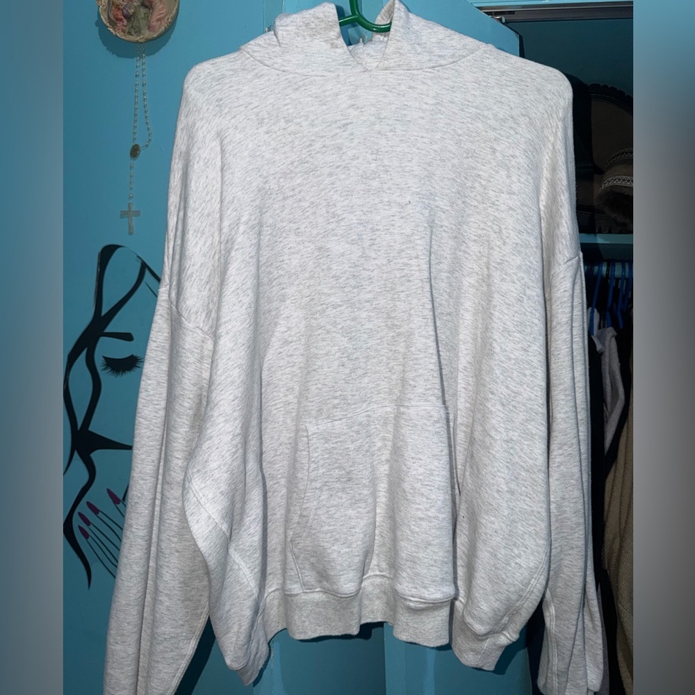 SKIMS Light Gray Crewneck Sweater